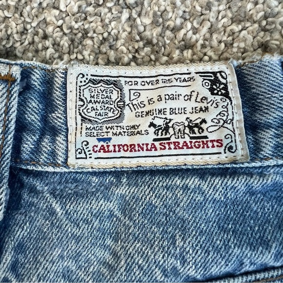 Vintage 70s 80s Levi’s Light Wash California Straight Jeans - Picture 10 of 10